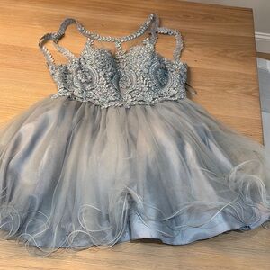 Elegant Dress in Blue